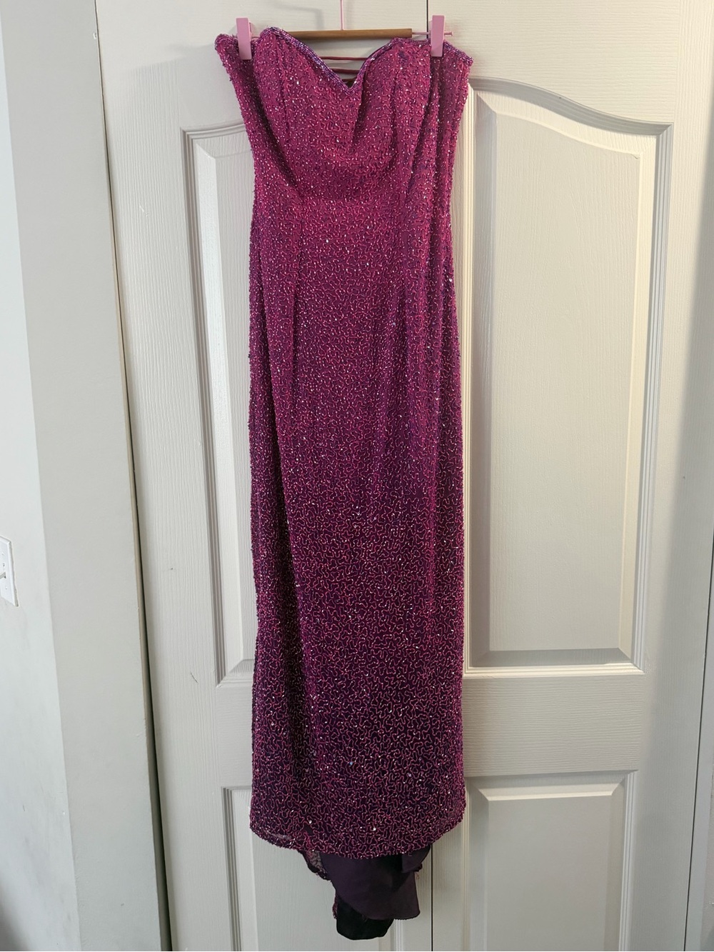 Vintage Y2K Je Matadi fully beaded gown